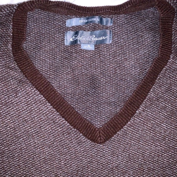 Eddie Bauer Cotton Cashmere Sweater Men’s XL - Picture 2 of 4